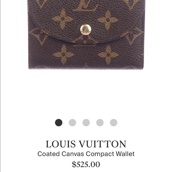NWT Louis Vuitton coated compact wallet! - Picture 2 of 5
